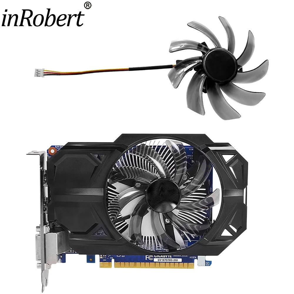 

F​or Gigabyte GTX 750 750Ti ITX Video Card Fan New GTX750 GTX750Ti T129215SM 95MM 3Pin Graphics Card Cooling Fan
