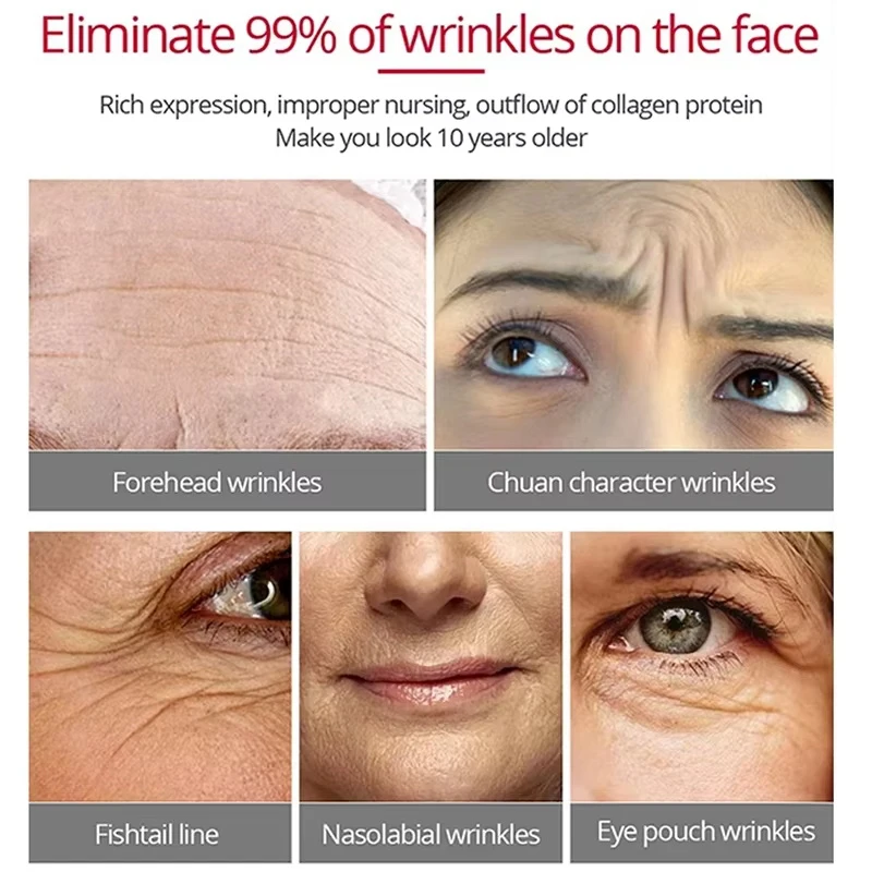 Retinol Anti Wrinkle Eye Cream Serum Puffing Under Eye Bags Removing Black Circles Reducing Fine Lines Lifting Firming Eye Cream