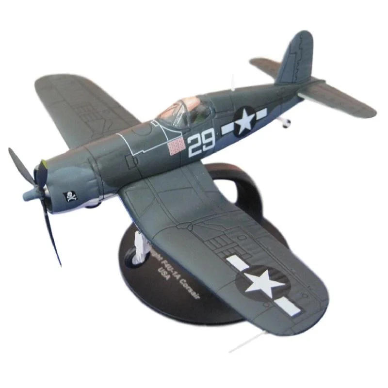 Altaya, miniature fighter aircraft USA II W.W. 1945 1:72 scale Diecast collection WWII combat aircraft without fascicle new Blister Original packaging model name on Base