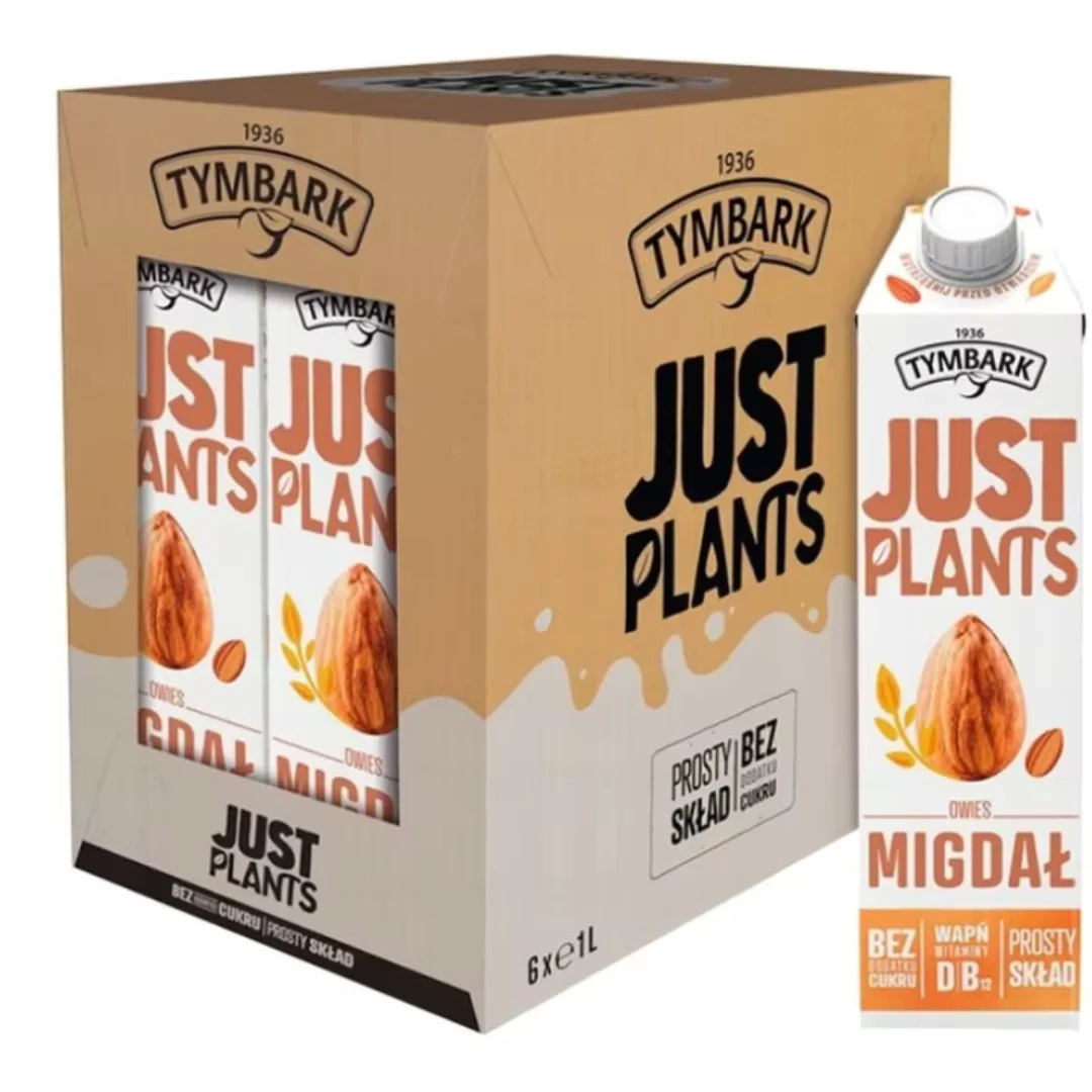 Tymbark Just Plants Oats Almond 1 L X 6 Pieces