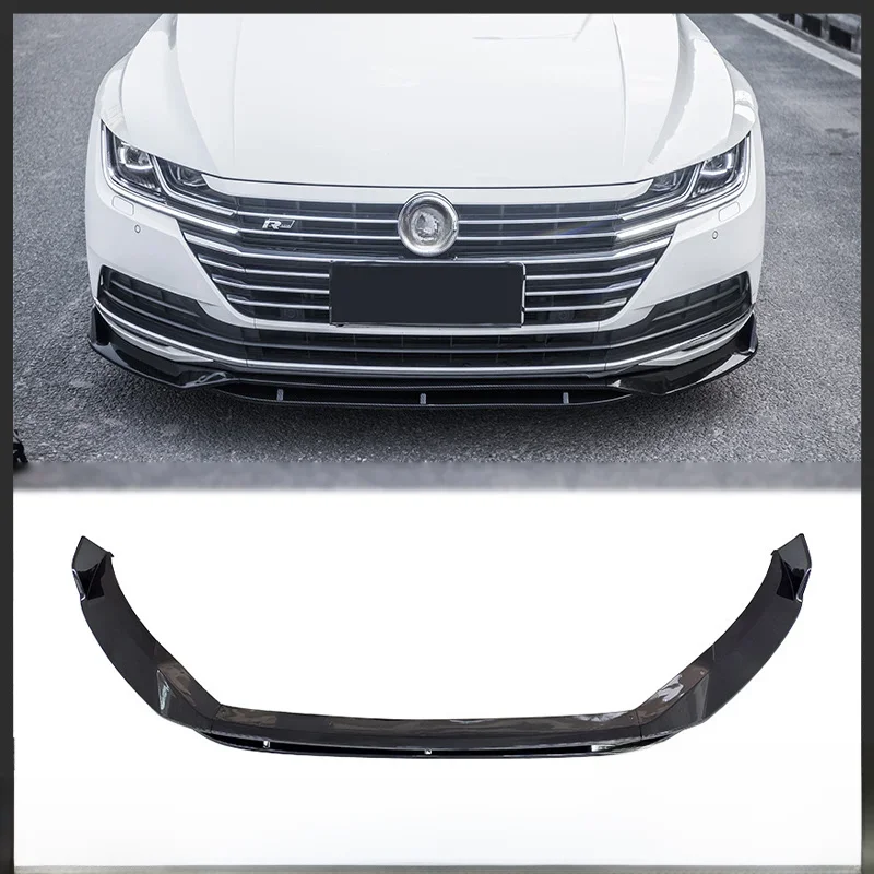 Voorbumper Spoiler Voor Volkswagen Arteon Cc 2019 2020 2021 Protector Plaat Lip Body Kit Decoratieve Strip Kin Schop - afbeelding 2