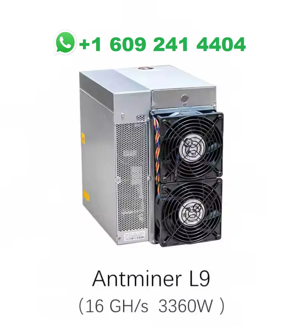 VENDAS COM DESCONTO ST NOVA Máquina de mineração Bitmain Antminer L9 16G 3360W LTC Miner Dogecoin