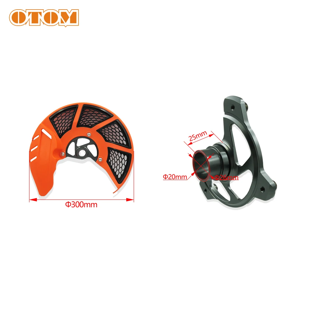 Motorcycle Accessories 20mm Front Brake Disc Guard Cover Protector For HONDA CR125R CRF250R CRF450R CRF450RX CRF250RX CRF450X