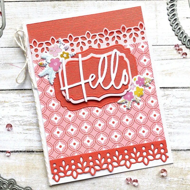 2022 AliliArts Metal Cutting Dies Lacey Edgers Set diy Scrapbooking Photo Album Decorative Embossing PaperCard Crafts Die