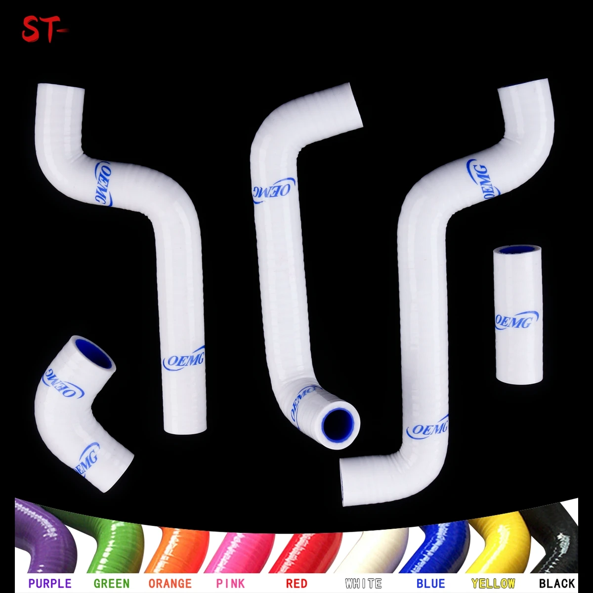 For 1996-2009 Aprilia RS 125 RS125 2008 2007 06 05 04 03 02 01 00 1999 98 97 Motorcycle Radiator Hoses Kit Silicone Tubes 5Pcs