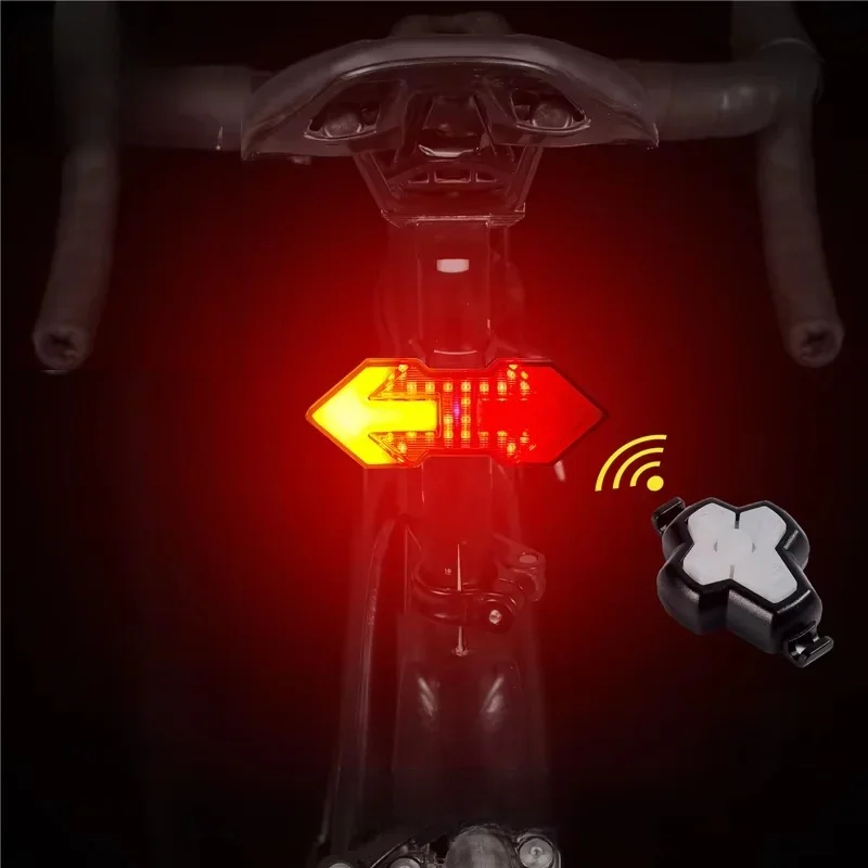 AliExpress West Biking Wireless Remote Turn Signal Bicycle Light MTB Direction Indicator Smart LED Bike Taillight USB Rechargeable Cycling Rear Lamp