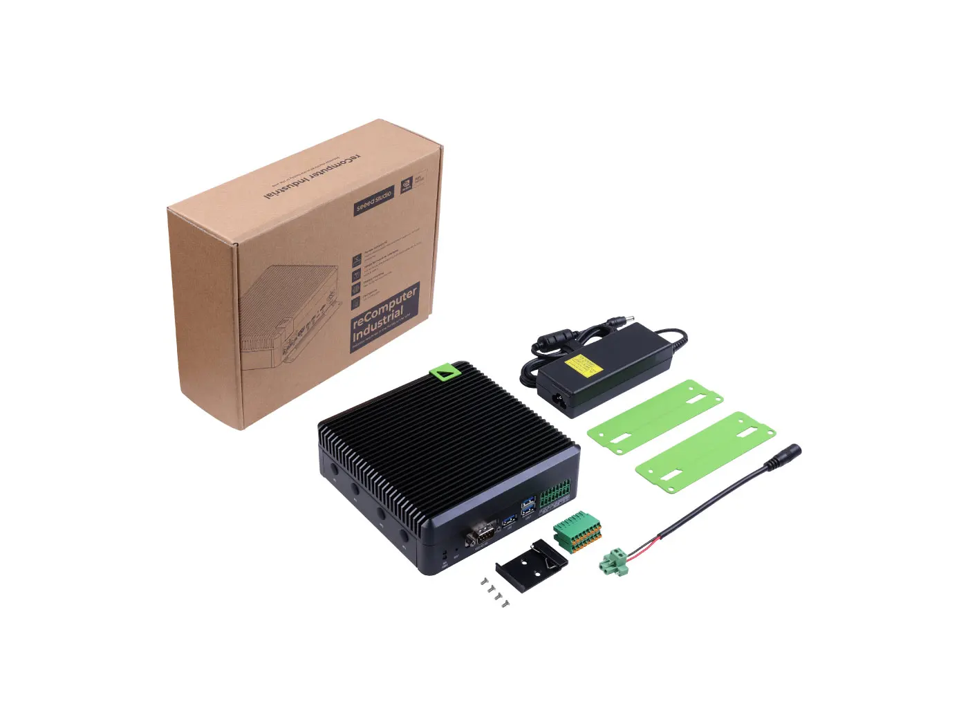 reComputer Industrial J3011 — безвентиляторное устройство AI Edge с Jetson Orin ™   Нано 8 ГБ