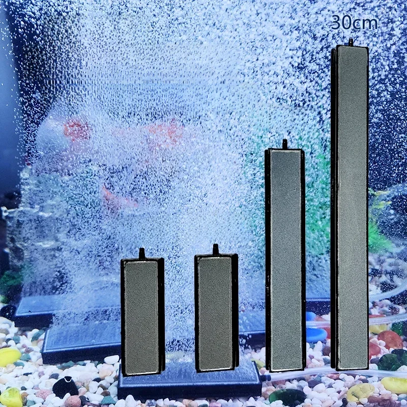 10/20/30cm Nano Air Pump Sand Stone Aquarium Oxygen Pump Fresh Air Stone Nano Bubble Bar Aquarium Fish Tank Aerator Pump Tools — zdjęcie 2