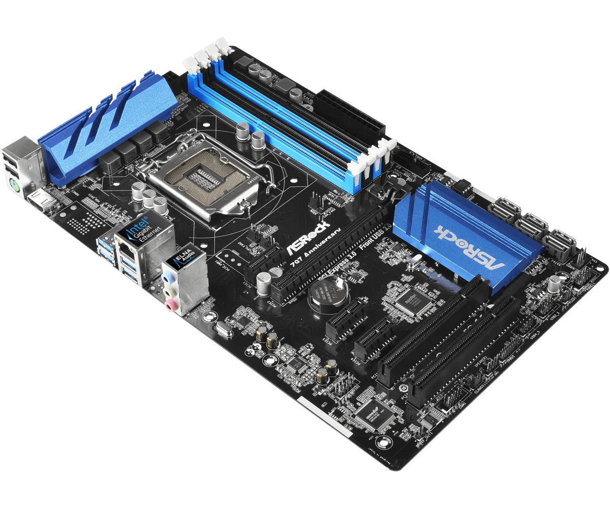 Imagem -04 - Asrock-motherboard Z97 Aniversário Lga 1150 Intel Z97 Xddr3 32gb Hdmi Usb 3.1 Atx Suporta 5ª Geração Núcleo Intel I7i5i3 Cpu