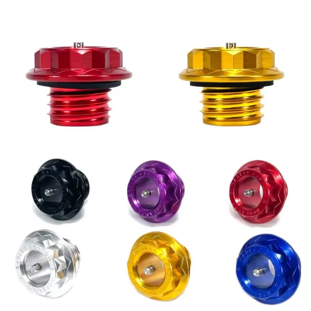 Motorcycle CNC Aluminum Custom Visible Fuel Gas Tank Vented Oil Cap For Harley Touring Road King Softail Dyna Sportster XL883