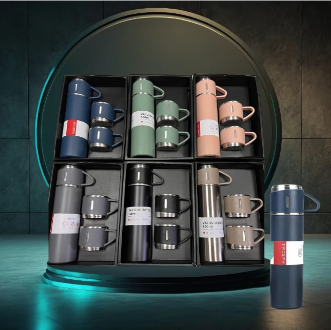 زجاجة مفرغة من الفولاذ المقاوم للصدأ ، طقم كانيكا ، ترمس ، من من من الفولاذ المقاوم للصدأ