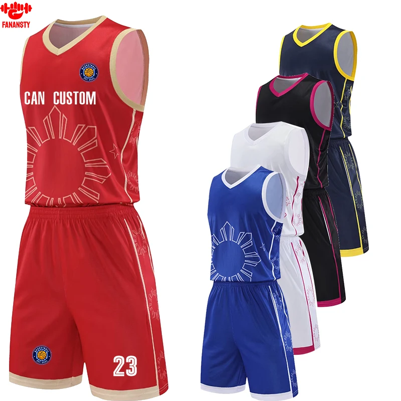 

Men Youth Sublimated Customized Printed Basketball Jersey Uniform Mesh Quick-Drying DIY Club College Team S