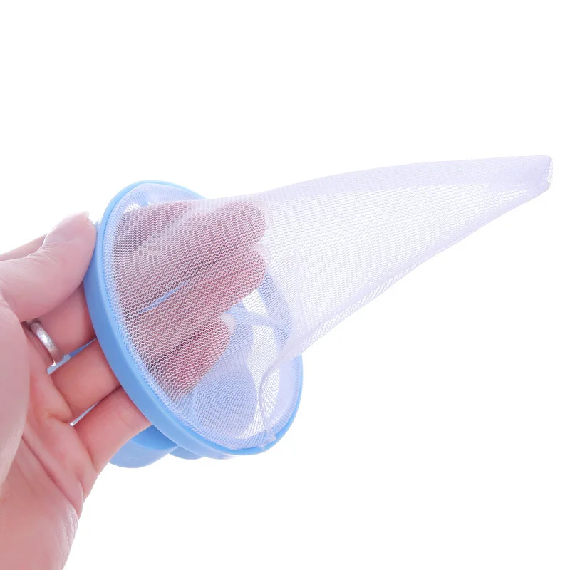 2024 Home Washing Machine Hair Filter Pet Hair Clip Remover Laundry Tool Catcher Reusable Mesh Dirt Collection Bag Cleaning Ball