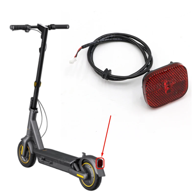 Original Rear Taillight for Ninebot by Segway Max G2 Electric Scooter Brake Light Waterproof Rear Fender Light Parts LED Lamp