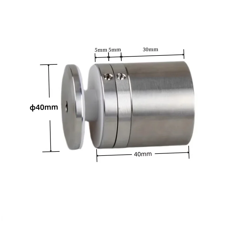 4Pcs Stainless Steel Adjustable Standoff For Glass Railing Fixing
