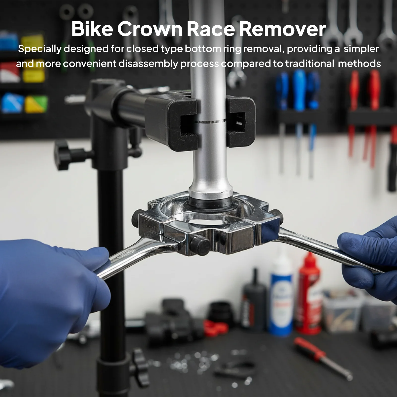 

Universal Bike Crown Race Remover Bearing Extractor Tool for Bicycle Bottom Bracket and Fork Maintenance Repair Kit