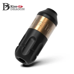 KISS OF DRAGON Rotary Tattoo Machine Stroke 4.0mm Permanent Makeup Pen Coreless Motor Grip 33mm RCA Interface For Body Art