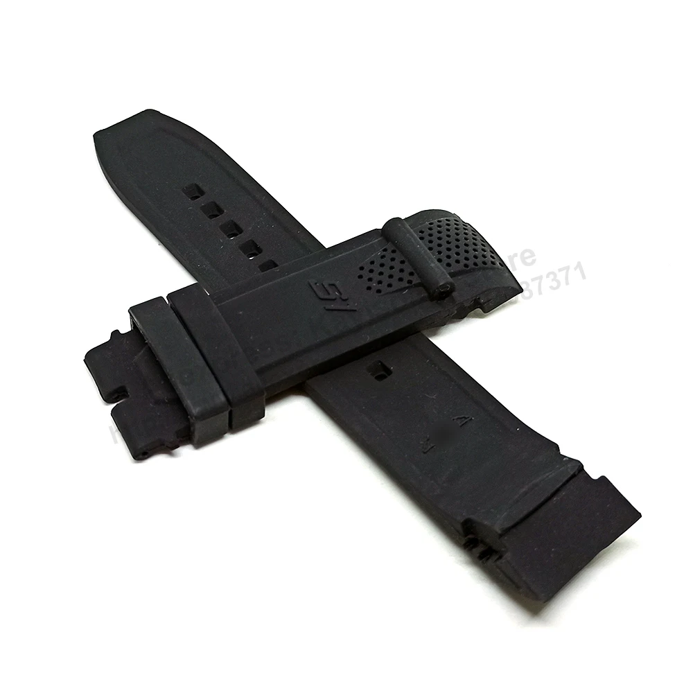 Fits/For Invicta S1 Rally 19320 , 19321 , 19322 , 19323 , 19324 - **mm Black Rubber Silicone Replacement Watch Band Strap Belt