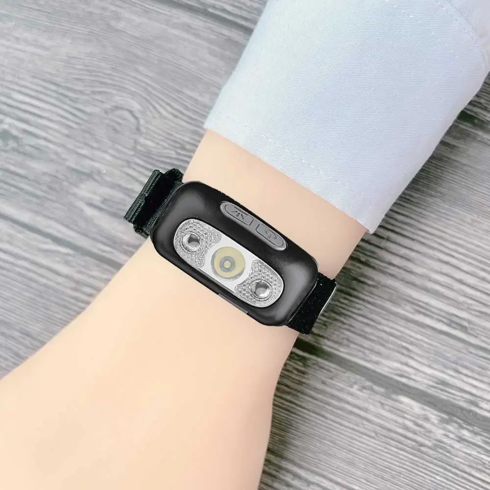 AliExpress Sololandor Sensor Night Cycling Running Fishing Portable Lamp LED Flashlight wristlight Strap wristlamp Torch