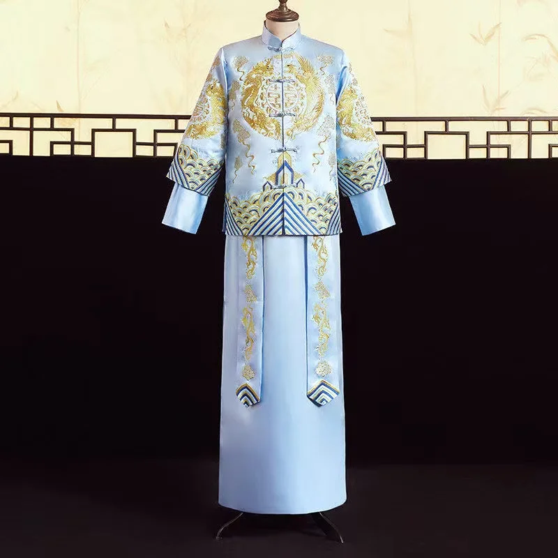 

Xiuhe clothing men's wedding Chinese groom's clothing ancient wedding clothing men's Tang suit 2024 new style