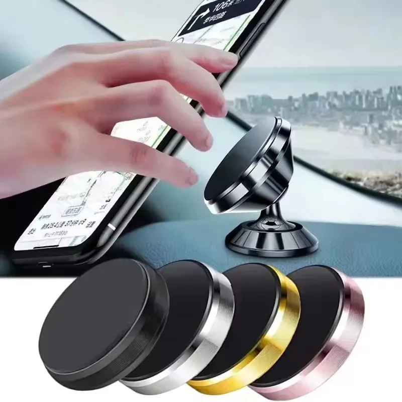 Support de téléphone magnétique universel pour voiture, Support magnétique pour téléphone portable, Support de téléphone pour tableau de bord, Support GPS pour iPhone Samsung