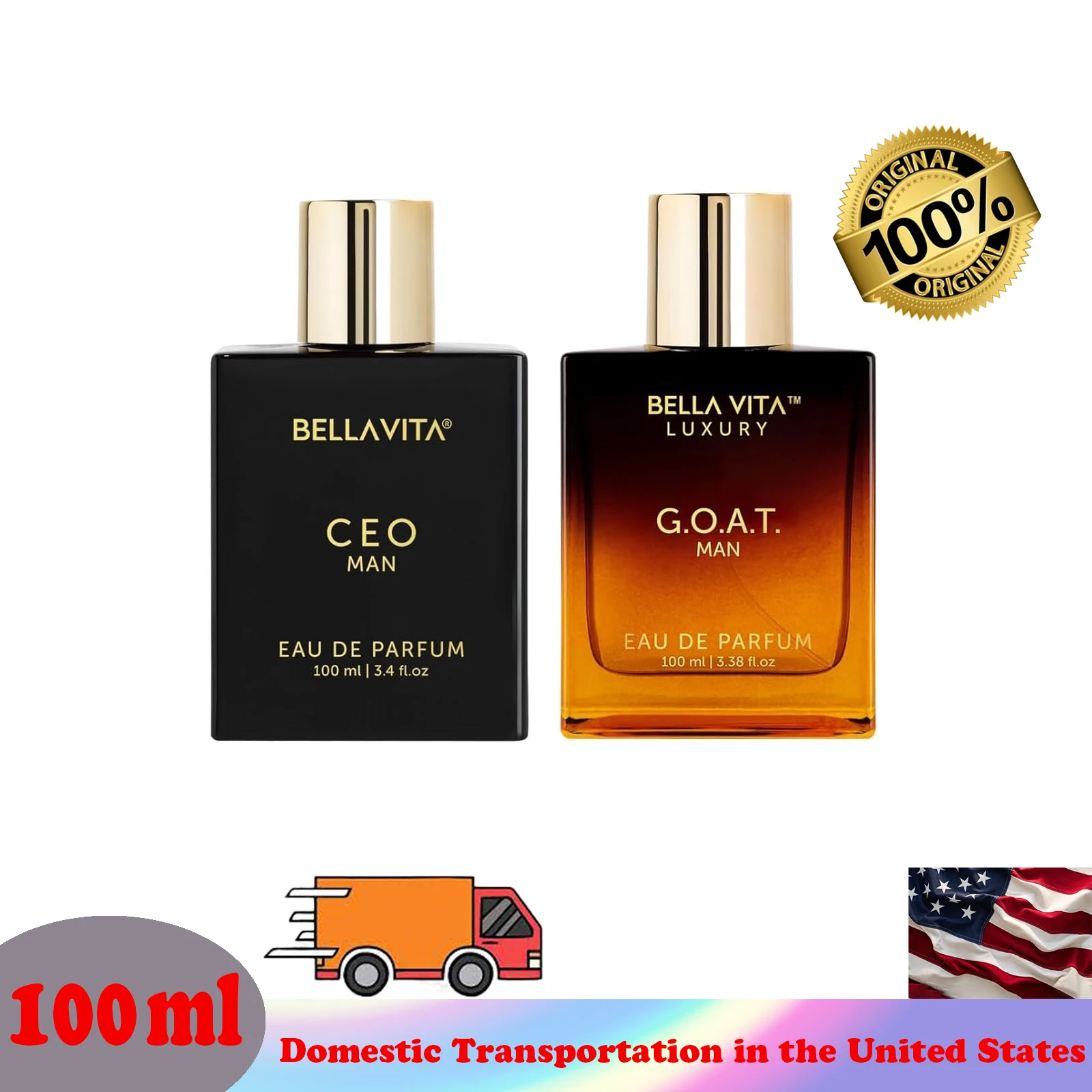 

BellaVita Luxury Sigma Male (CEO Man & GOAT Man) Парфюм Одеколон для мужчин 100 мл