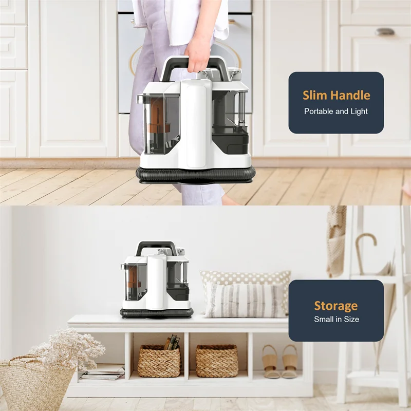 بطاقة محمولة بقوة 750 وات عالية الطاقة 15 كيلو باسكال للمرحاض لرذاذ الحبوب الأريكة استبدال آلة آلة التنظيف V #6