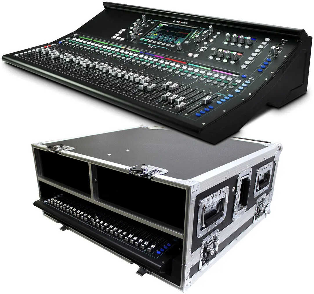 BEST SALES Allen & Heath SQ-7 48-Channel 36-Bus Digital Mixer Board + ProX XS-AHSQ7DHW Case