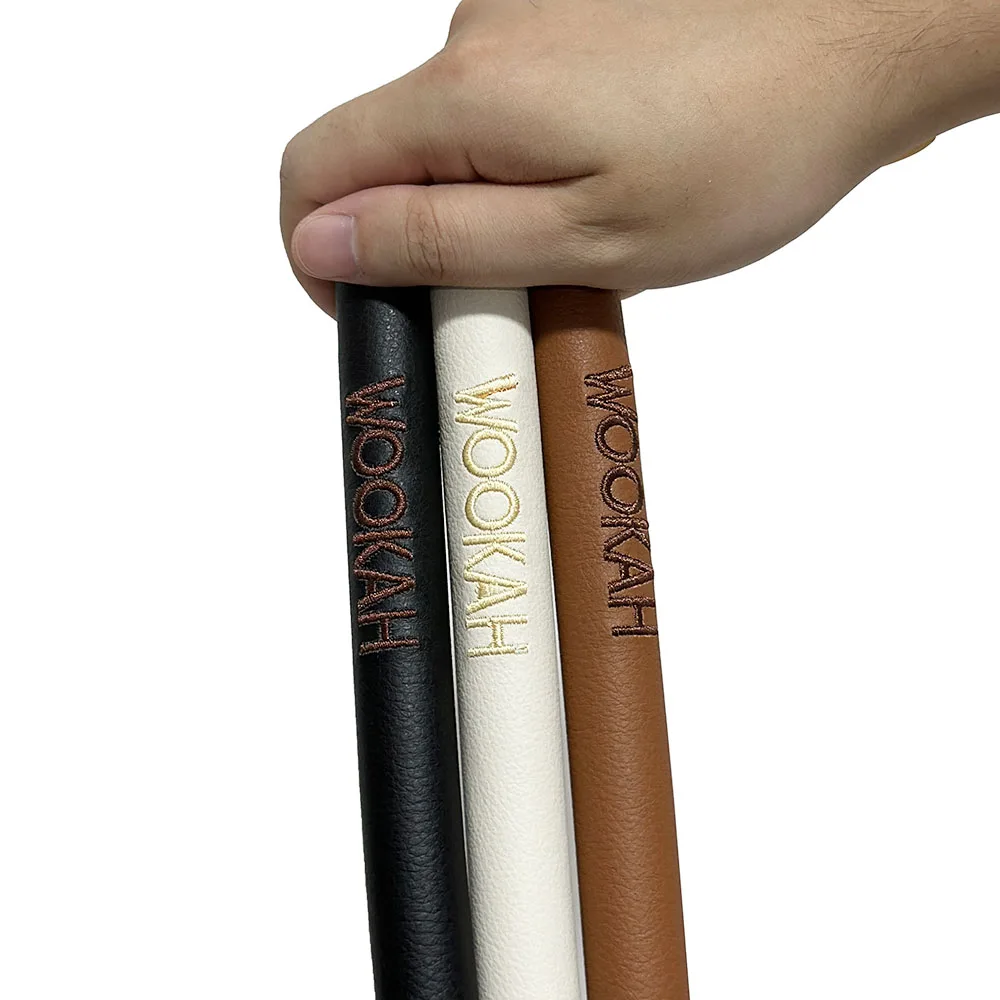 High Quality 1.5M Black White Wookah Leather Hookah Hose Shisha Pipe Narguile Water Pipes Shisha Accessories