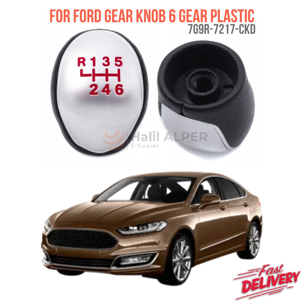 

For Ford Focus C-Max Mondeo S-Max Transit Tourneo Connect Custom Gear Shift Knob Oem 7G9R-7217-CKD super quality high quality