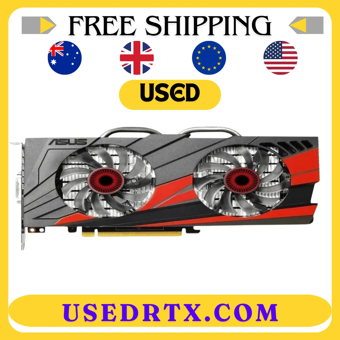 

2024 Used ASUS Graphic Card GTX 960 4GB 128Bit GDDR5 Video Cards GTX960 GPU