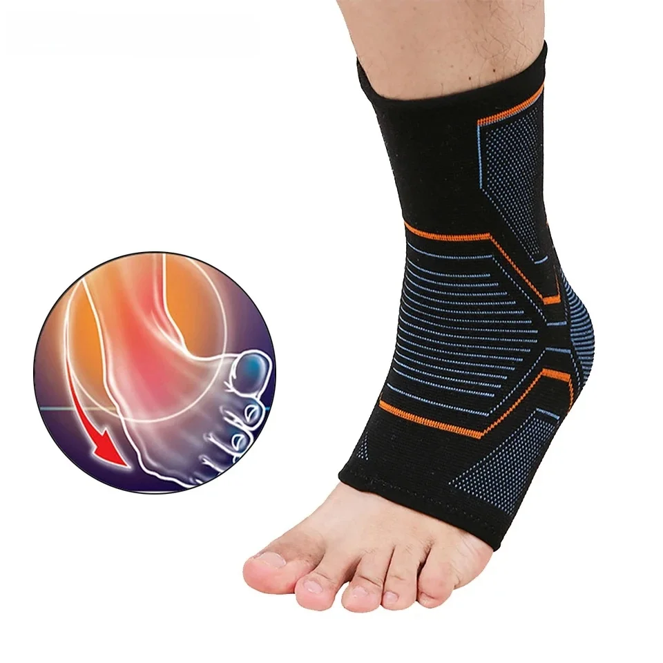 AliExpress dayselect 1Pcs Elastic Knitted Sports Ankle Support Brace For Cycling Yoga Basketball Volleyball Men Women Foot Joint Ankle Protector