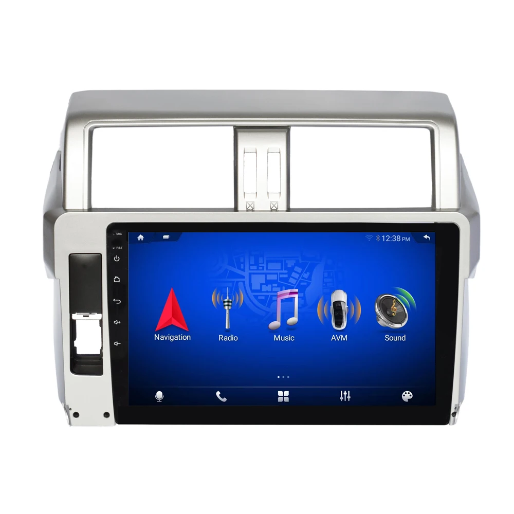 Android Car Radio Stereo 10.1 inch GPS Navigation For Toyota 150 PRADO 2014 Car Multimedia Player with Carplay