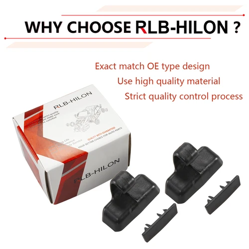 Imagen 2 del producto Clip de gancho para parasol de puerta trasera de coche, Kit de cubierta para Honda Pilot 2016-2022/Passport 2019 2020 2021 83741-TG7-A00ZAKIT