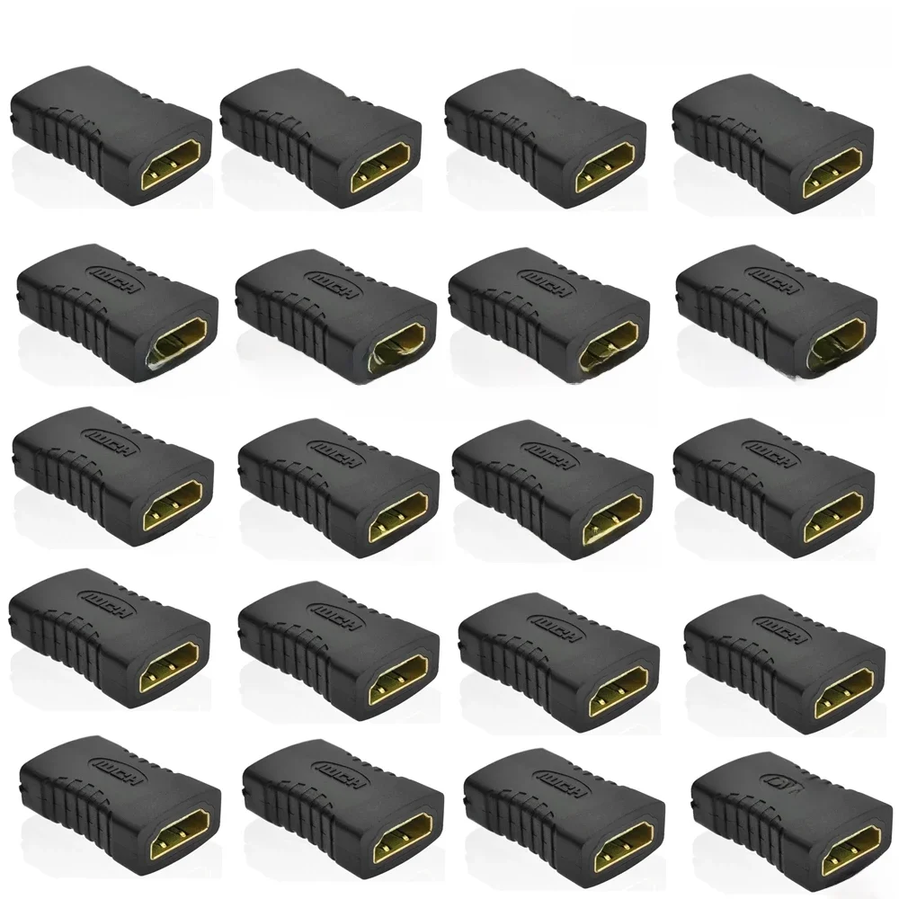 Adaptateur de câble d'extension de convertisseur femelle à femelle d'extension compatible HDMI pour l'affichage de moniteur ordinateur portable PS4/3 PC TV