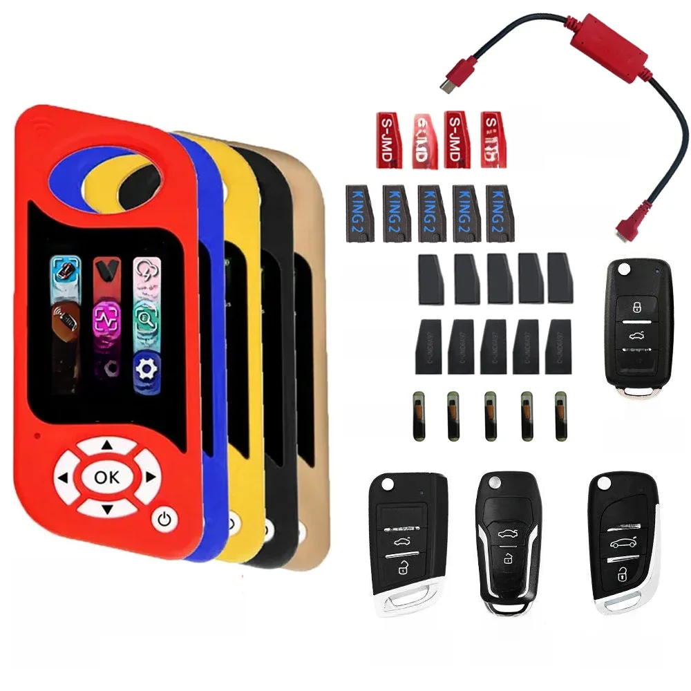 JMD Handy Baby Handy Baby3 Auto Key Tool With Free 96 Bit 48 Function Handy Baby III Wifi For JYGC4D/46/48/G/King Chip Red Chips