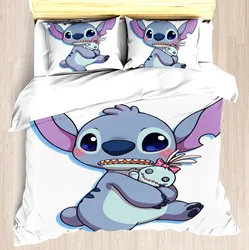 Disney Stitch Duvet Cover Set Modern Printed Co-branded Bedding Sets Comforter Bedding 3PCs