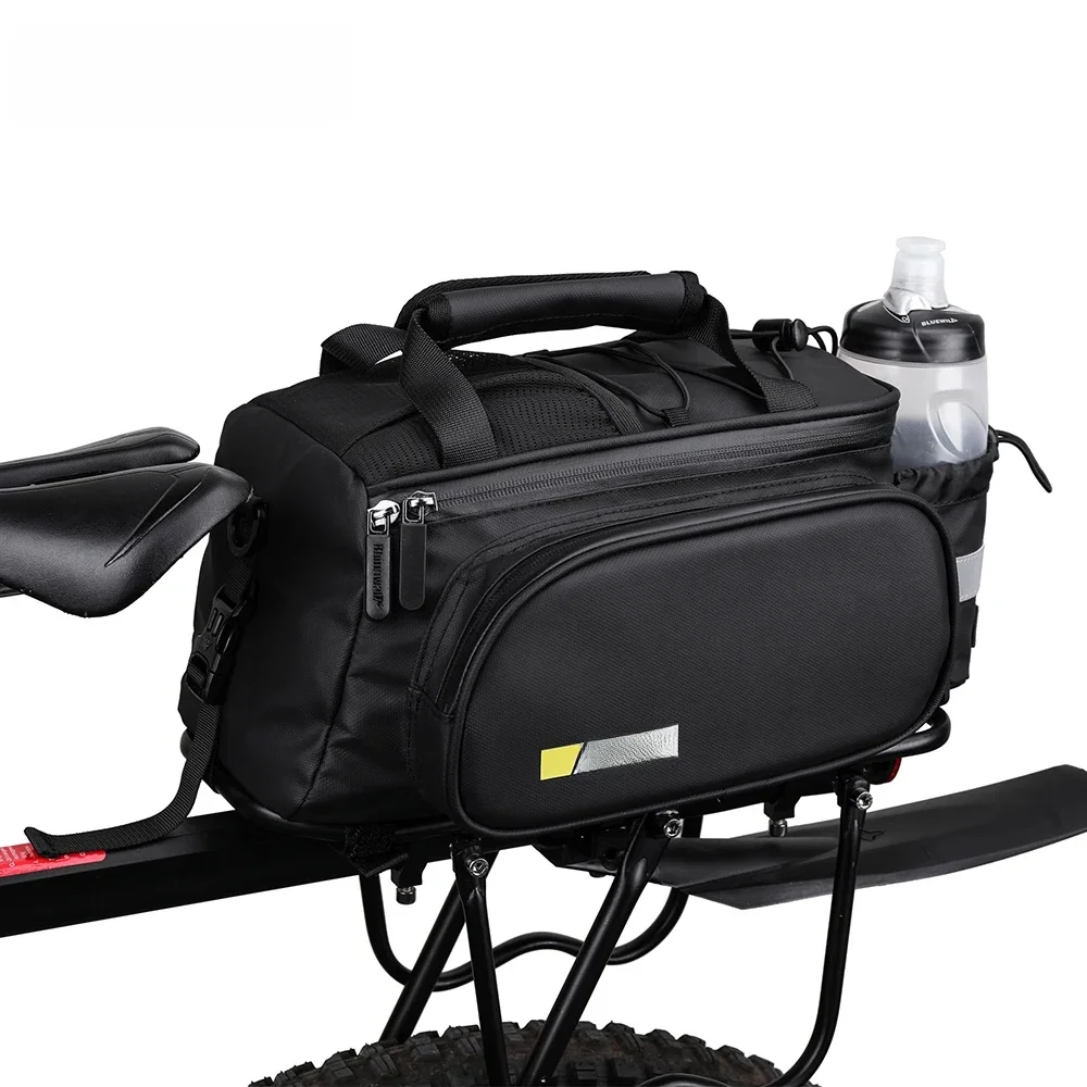 AliExpress Rhinowalk Bicycle Pannier Bag Multifunctional Bike Rack Bag Trunk Saddle Cycling Large Capacity Travel Bag MTB With Rain Cover