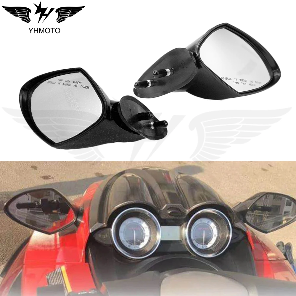 Left / Right Motorboat Rear View Mirrors For Yamaha Waverunner VX110 Deluxe VX Cruiser Sport EX 2005-2009