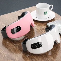 MUKASI Eye Massager with Heat Vibration Bluetooth Music, Smart Massage Eye Mask for Eye Relax, Reduce Eye Strain, Improve Sleep