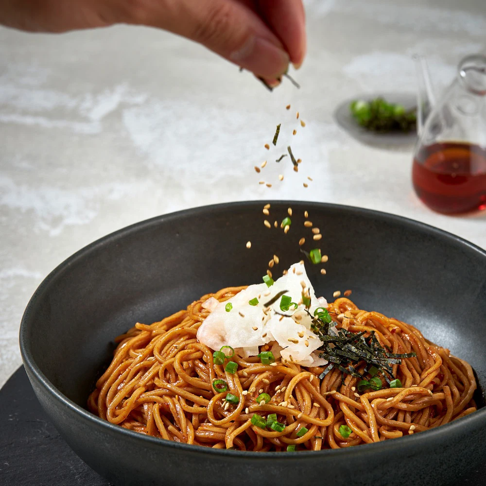 생 냉모밀 냉소바 시원한 비빔 메밀 막국수