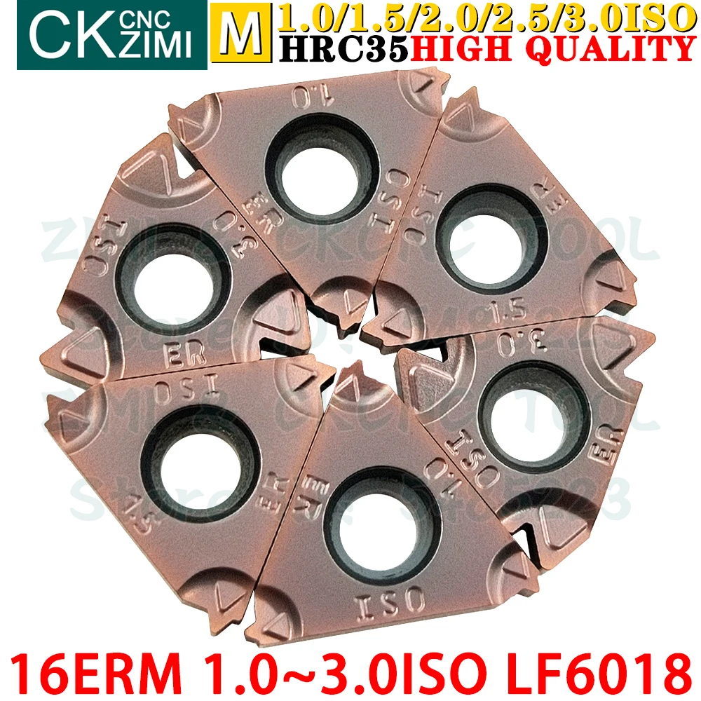 16ERM 1.0ISO 1.5ISO 2.0ISO 2.5ISO 3.0ISO LF6018 كربيد إدراج الداخلية الخارجية الموضوع الخيوط تحول إدراج أدوات مخرطة معدنية باستخدام الحاسب الآلي أداة أدوات خيط شبه منحرف