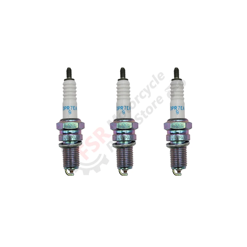DPR7EA-9 Spark Plug,For CFMOTO CF500 CF600 CF625 X5 X6 ATV UTV SSV 172MM 196S CF188 ENGINE,P/N:0110-022400 172MM-022400