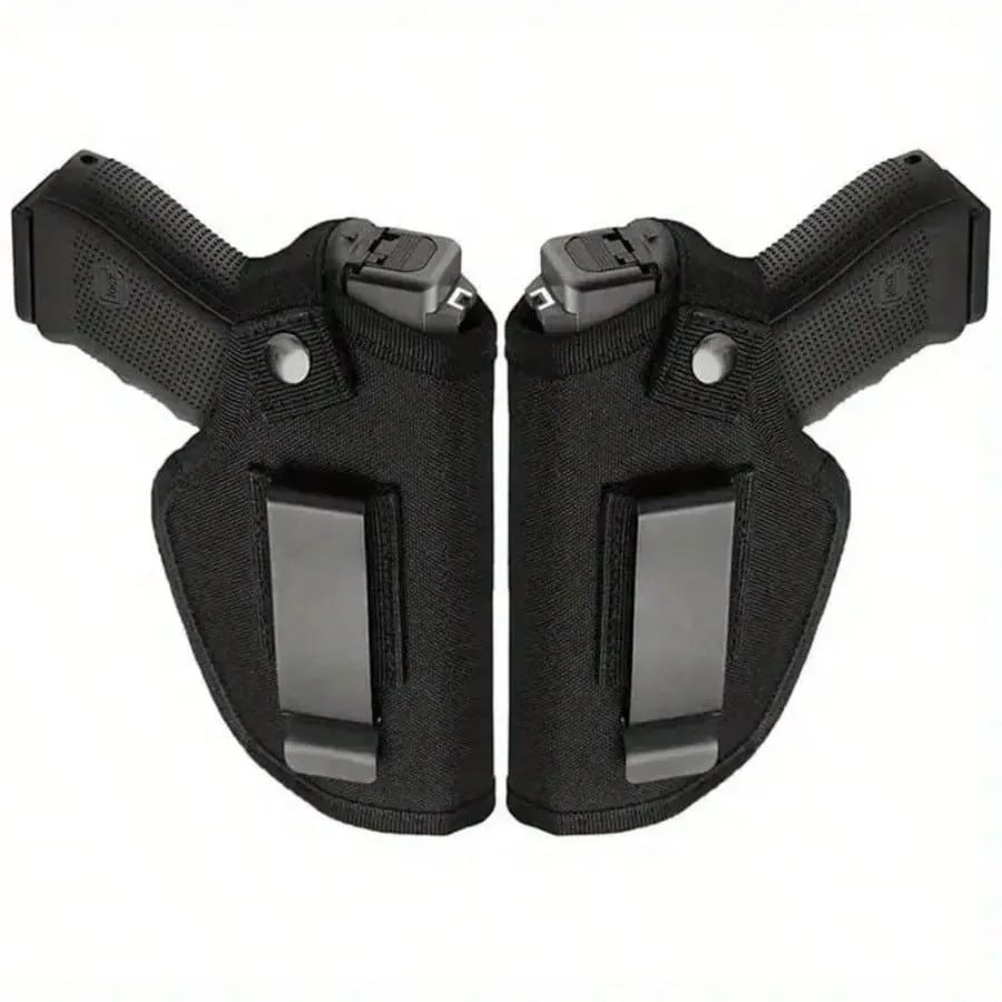 

Unisex Tactical Waist Holster – 2 Pack Universal Holster for G17 & Similar, Ambidextrous Carry, Lightweight & Portable for Everyday Use