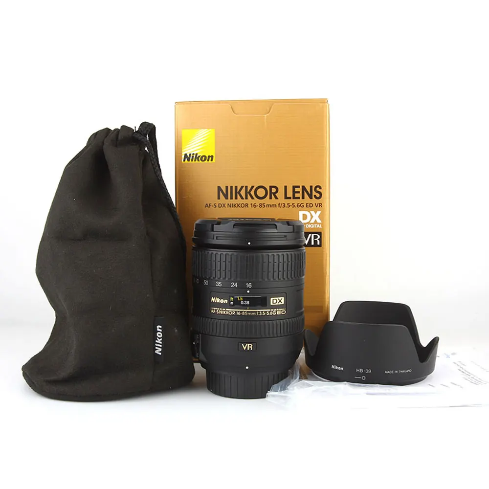 Nikon AF-S DX NIKKOR 16-85mm f/3.5-5.6G ED obiettivo Zoom riduzione vibrazioni con messa a fuoco automatica per fotocamere DSLR Nikon