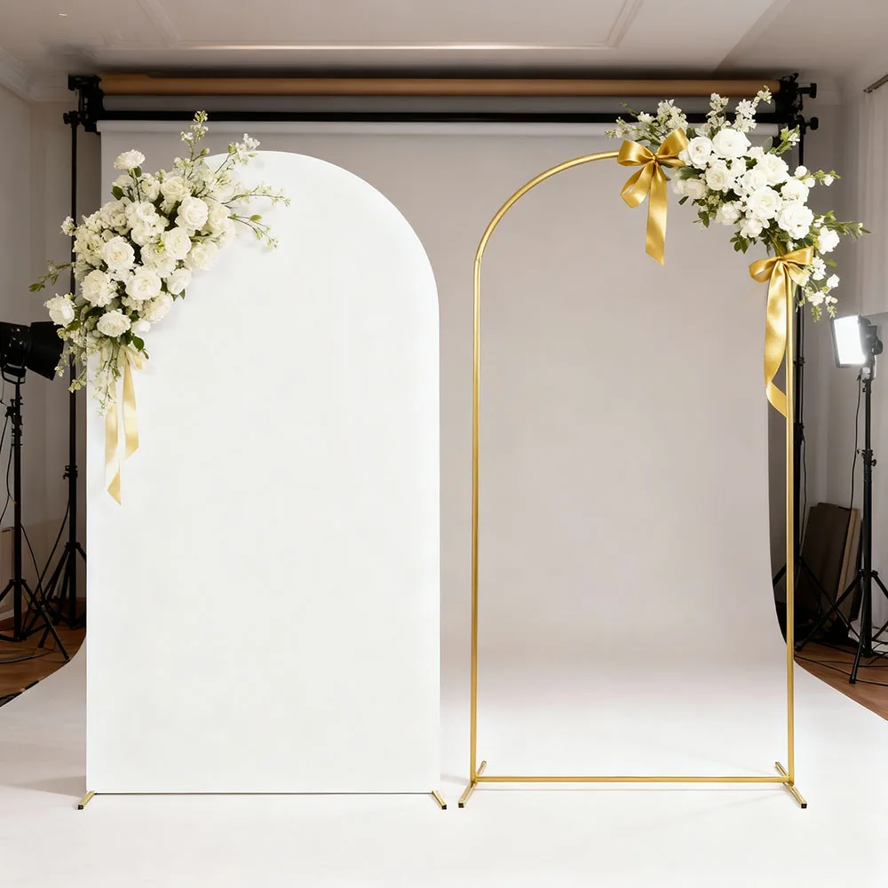 

Комбинированный декор: арочный каркас с тканевым покрытием, создающий атмосферу для праздников в помещении и на улице, фон для дня рождения