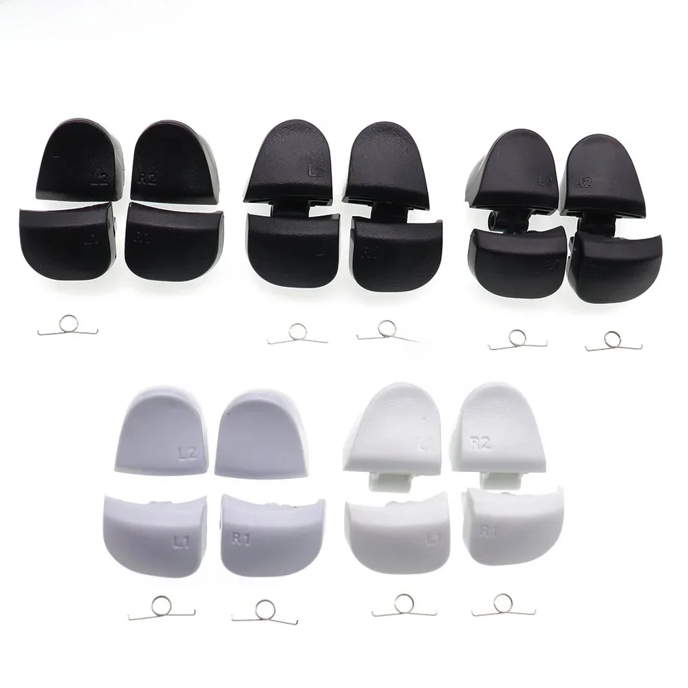 Pour Sony PS5 BDM-010 020 030 V1 V2 V3 contrôleur L1 R1 L2 R2 kit de bouton de déclenchement pour PS 5 avec ressort de cadre de support LR