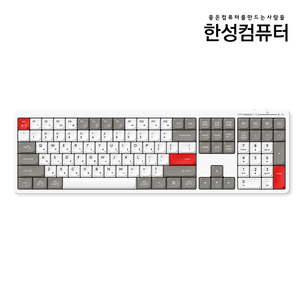 [출시특가] GK698 OfficeMaster 3모드 저소음 펜타그래프 키보드
