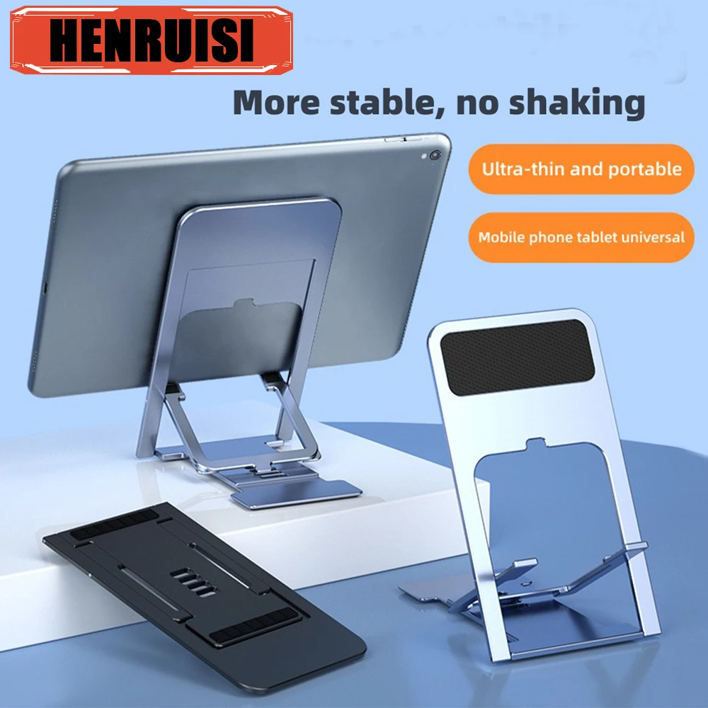 

Adjustable Foldable Universal Desktop Mobile Phone Holder Stand For iphone14 13 Pro Max iPad Xiaomi Desk Bracket Portable Stand