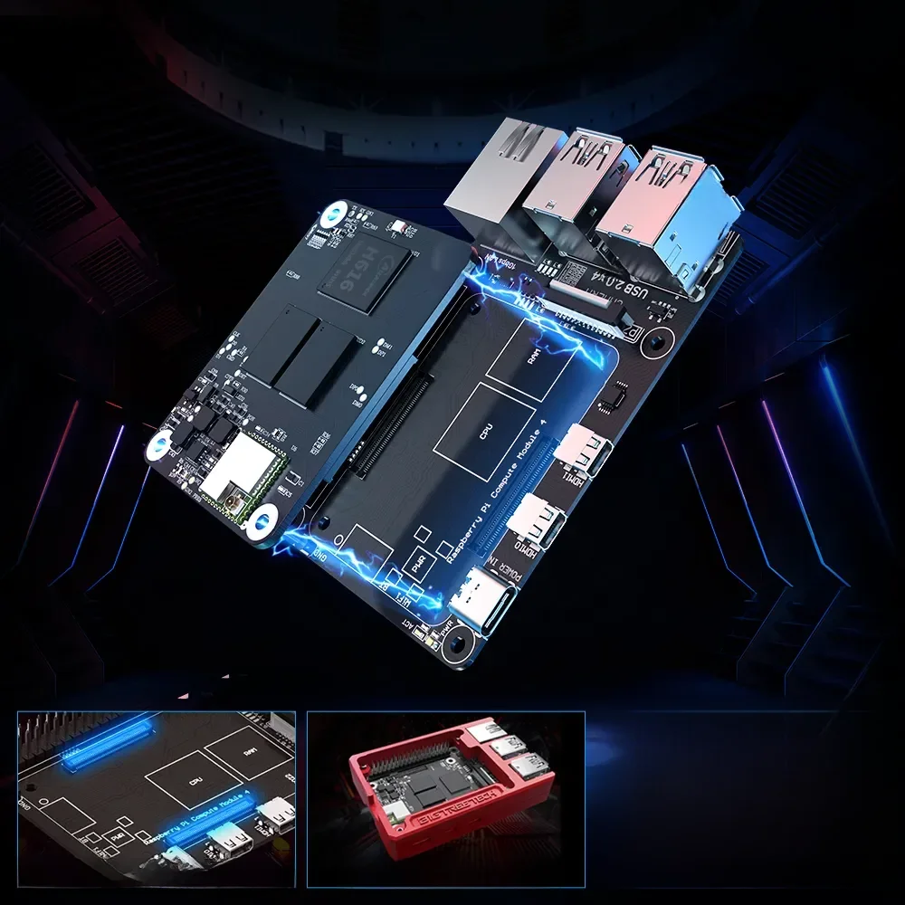 BIGTREETECH PI4B Adapter CB1 VS Raspberry Pi CM4 dla Klipper Octopus Pro SKR MINI E3 V3.0 Płyta główna Voron Ender 3 Drukarka 3D — zdjęcie produktu 7